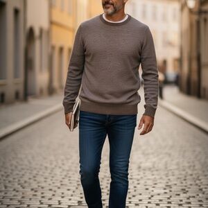 Men's Banana Republic Merino Wool Crew Neck Sweater XL